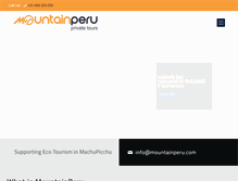 Tablet Screenshot of mountainperu.com